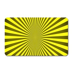 Sunburst Pattern Radial Background Magnet (rectangular) by Nexatart