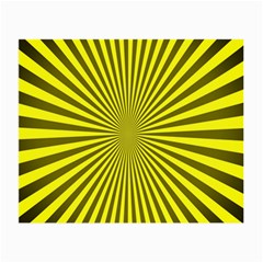 Sunburst Pattern Radial Background Small Glasses Cloth by Nexatart