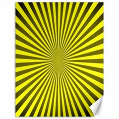 Sunburst Pattern Radial Background Canvas 12  X 16  