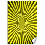 Sunburst Pattern Radial Background Canvas 20  x 30   19.62 x28.9  Canvas - 1