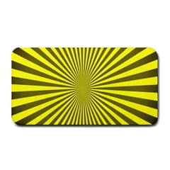 Sunburst Pattern Radial Background Medium Bar Mats by Nexatart