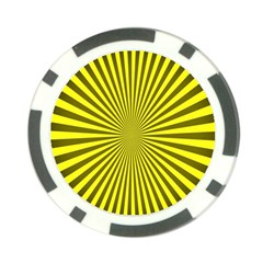 Sunburst Pattern Radial Background Poker Chip Card Guard by Nexatart