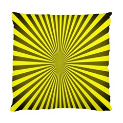 Sunburst Pattern Radial Background Standard Cushion Case (two Sides) by Nexatart