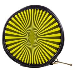 Sunburst Pattern Radial Background Mini Makeup Bags by Nexatart