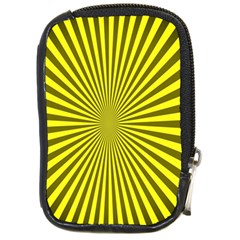 Sunburst Pattern Radial Background Compact Camera Cases by Nexatart