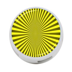 Sunburst Pattern Radial Background 4-port Usb Hub (one Side) by Nexatart