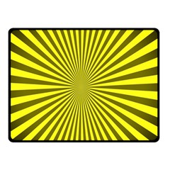 Sunburst Pattern Radial Background Double Sided Fleece Blanket (small)  by Nexatart