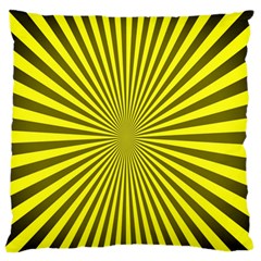 Sunburst Pattern Radial Background Standard Flano Cushion Case (two Sides) by Nexatart