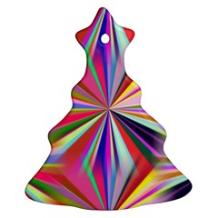 Star A Completely Seamless Tile Able Design Christmas Tree Ornament (two Sides) by Nexatart