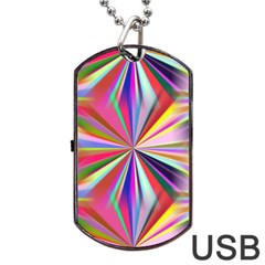 Star A Completely Seamless Tile Able Design Dog Tag Usb Flash (two Sides) by Nexatart