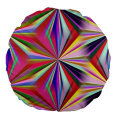 Star A Completely Seamless Tile Able Design Large 18  Premium Flano Round Cushions by Nexatart