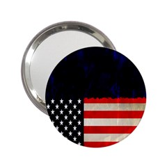 Grunge American Flag Background 2 25  Handbag Mirrors by Nexatart