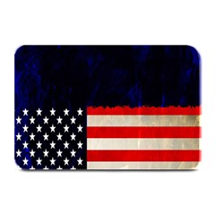 Grunge American Flag Background Plate Mats by Nexatart