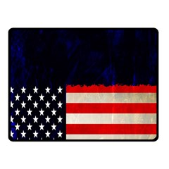 Grunge American Flag Background Fleece Blanket (small) by Nexatart