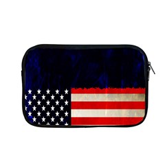 Grunge American Flag Background Apple Macbook Pro 13  Zipper Case