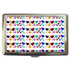 A Creative Colorful Background With Hearts Cigarette Money Cases by Nexatart