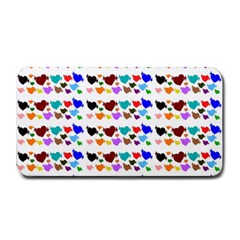 A Creative Colorful Background With Hearts Medium Bar Mats