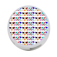 A Creative Colorful Background With Hearts 4-port Usb Hub (one Side) by Nexatart