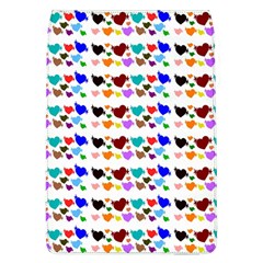 A Creative Colorful Background With Hearts Flap Covers (l)  by Nexatart