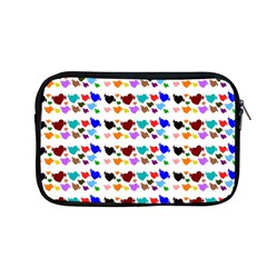 A Creative Colorful Background With Hearts Apple Macbook Pro 13  Zipper Case