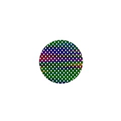 Digital Polka Dots Patterned Background 1  Mini Magnets by Nexatart