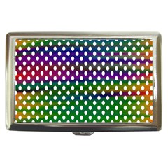 Digital Polka Dots Patterned Background Cigarette Money Cases by Nexatart