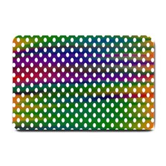 Digital Polka Dots Patterned Background Small Doormat  by Nexatart