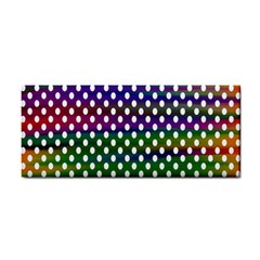 Digital Polka Dots Patterned Background Cosmetic Storage Cases by Nexatart