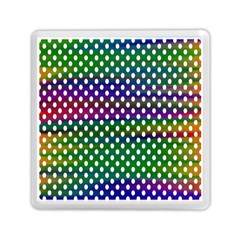 Digital Polka Dots Patterned Background Memory Card Reader (square)  by Nexatart