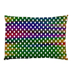 Digital Polka Dots Patterned Background Pillow Case (two Sides) by Nexatart