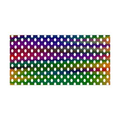 Digital Polka Dots Patterned Background Yoga Headband