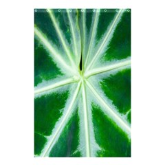 Green Leaf Macro Detail Shower Curtain 48  X 72  (small)  by Nexatart