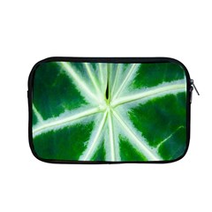 Green Leaf Macro Detail Apple Macbook Pro 13  Zipper Case by Nexatart