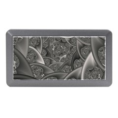 Fractal Black Ribbon Spirals Memory Card Reader (mini) by Nexatart