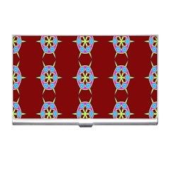 Geometric Seamless Pattern Digital Computer Graphic Business Card Holders by Nexatart