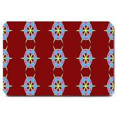 Geometric Seamless Pattern Digital Computer Graphic Large Doormat 