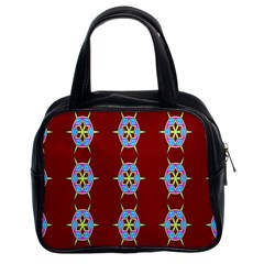 Geometric Seamless Pattern Digital Computer Graphic Classic Handbags (2 Sides) by Nexatart