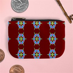 Geometric Seamless Pattern Digital Computer Graphic Mini Coin Purses by Nexatart