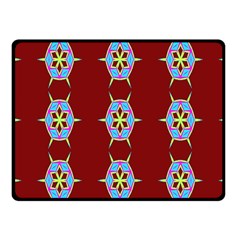 Geometric Seamless Pattern Digital Computer Graphic Fleece Blanket (small) by Nexatart