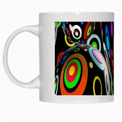 Background Balls Circles White Mugs by Nexatart