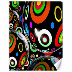 Background Balls Circles Canvas 18  X 24   by Nexatart