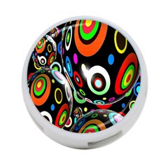 Background Balls Circles 4-port Usb Hub (one Side) by Nexatart