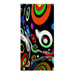 Background Balls Circles Shower Curtain 36  X 72  (stall)  by Nexatart