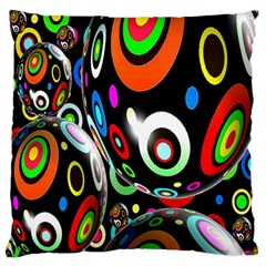 Background Balls Circles Standard Flano Cushion Case (one Side) by Nexatart