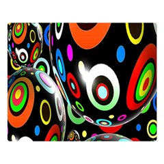 Background Balls Circles Double Sided Flano Blanket (large)  by Nexatart