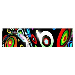 Background Balls Circles Satin Scarf (oblong) by Nexatart