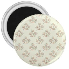 Seamless Floral Pattern 3  Magnets by TastefulDesigns