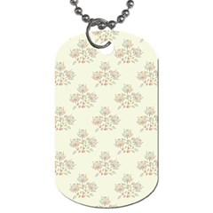 Seamless Floral Pattern Dog Tag (two Sides) by TastefulDesigns