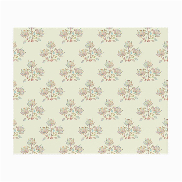 Seamless Floral Pattern Small Glasses Cloth