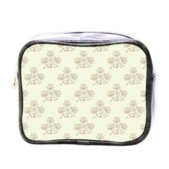 Seamless Floral Pattern Mini Toiletries Bags by TastefulDesigns